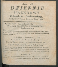 dziennik urzedowy woj.sandomierskiego 1819-48-00001